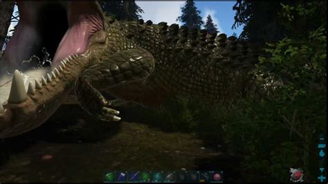 Deinosuchus 1 Hit Kos Me Ark Survival Evolved Modded Season 1