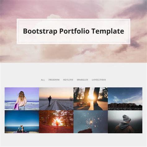 Free Html Bootstrap Multi Page Template