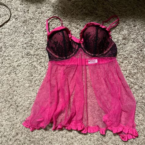 Cute Lingerie Top Brand Black Bow Size Depop