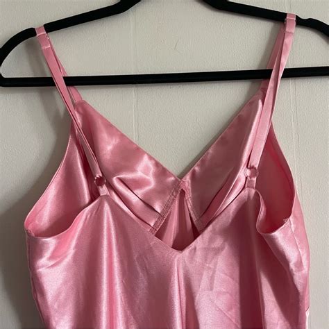 Vintage Lingerie Cacique Baby Pink Slip Dress Gem