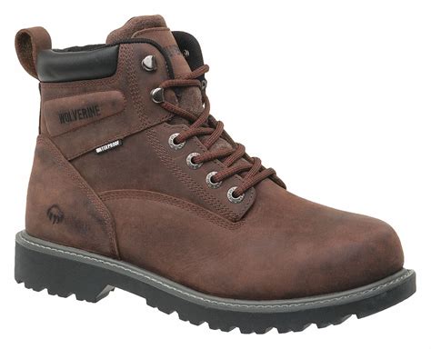 Wolverine 6 In Work Boot 8 1 2 M Men S Dark Brown Steel Toe Type 1 Pr 52cu15 W10633