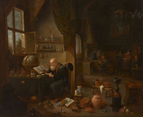 David Teniers The Elder Un Alchimiste Dans Son Cabinet MutualArt