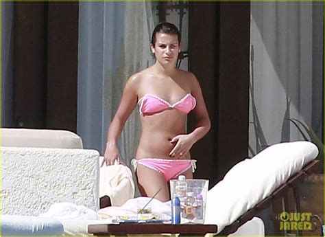 Lea Michele Bikini For Cabo Vacation Photo Bikini Lea