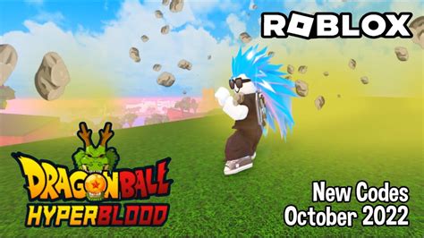 Roblox Dragon Ball Hyper Blood New Codes October 2022 YouTube