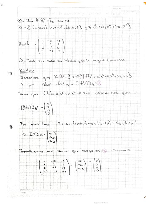 Resoluci N Er Parcial Algebra Y Geometr A Anal Tica Ii Unlam Studocu