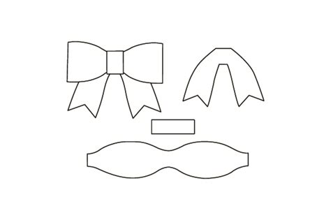 Hair Bow Template Svg Cut File By Creative Fabrica Crafts · Creative