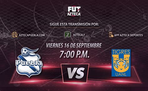 Club Puebla vs Tigres Azteca Deportes EN VIVO