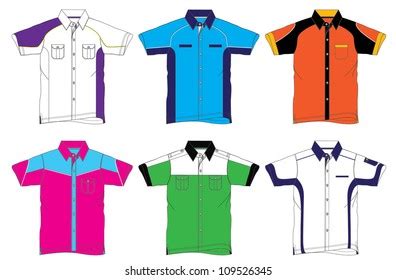 Uniform Shirt Design 2 Stock Vector (Royalty Free) 109526345 | Shutterstock