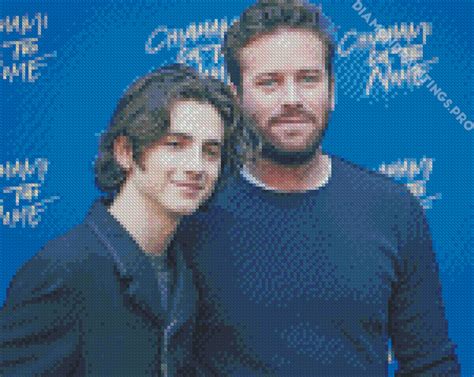 Timothee Chalamet And Armie Hammer - 5D Diamond Painting ...