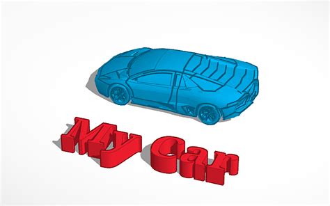 3D design Lamborghini | Tinkercad