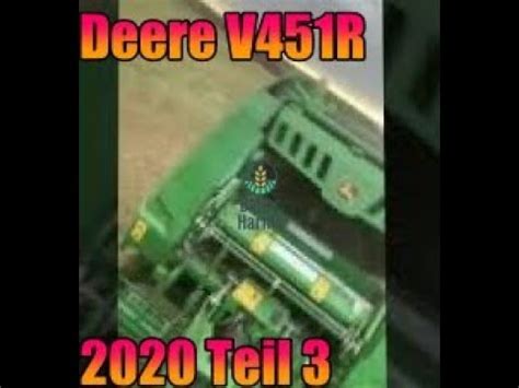 Meine Probleme Mit Der John Deere Rundballenpresse V451R 2020 Teil 3