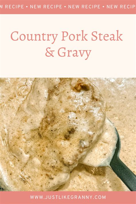 Southern Classic Fried Pork Steaks With Country Gravy