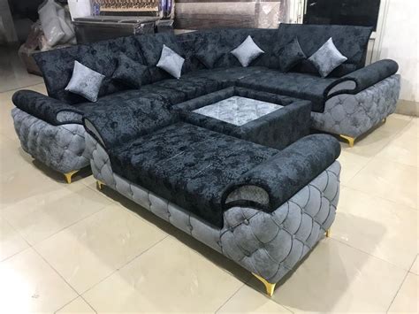 Seater Fabric Corner Sofa Set At Rs Set In Pundri Id