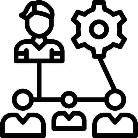 Organization Structure Line Icon Vector Art At Vecteezy