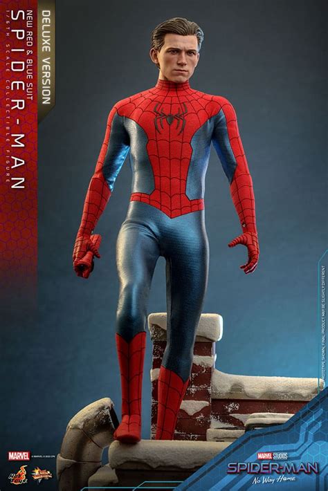 Figurine Hot Toys Spider Man New Red And Blue Suit Deluxe Version