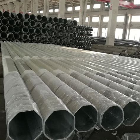 Mtr Hot Dip Galvanized Steel Tubular Pole For Variable Length Requirement