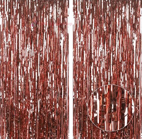 2m 3m Foil Fringe Tinsel Shimmer Curtain Door Wedding Birthday Party