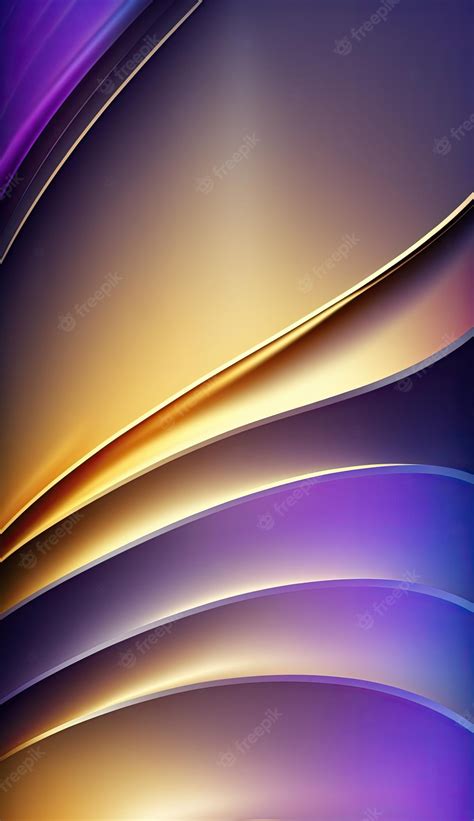 Premium AI Image | Purple and Gold Sharp Gradient Background