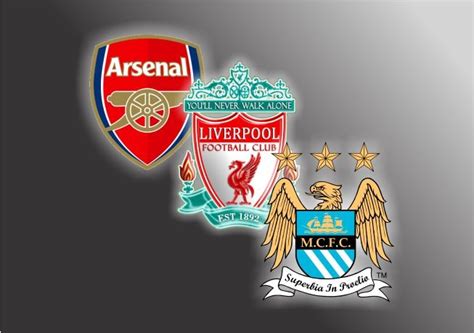 Escudos Arsenal Liverpool E Manchester City