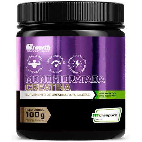 Creatina Creapure Growth Supplements Original Shopee Brasil