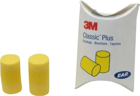 3m 310 1101 Ear® Classic Plus Foam Earplugs Yellow 33 Db Nrr