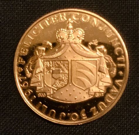 F Rstentum Liechtenstein Gold Medaille Kaufen Auf Ricardo