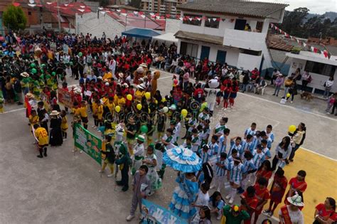 CUENCA, ECUADOR - DECEMBER 2, 2023: School Carnival, a Costumed ...