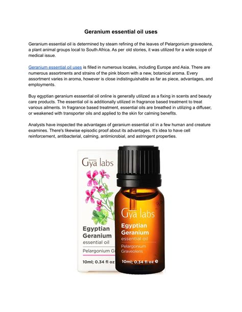 PPT Egyptian Essential Oil Uses PowerPoint Presentation Free