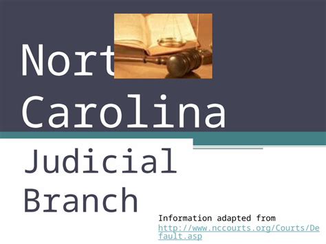 Ppt North Carolina Judicial Branch Information Adapted From Dokumen