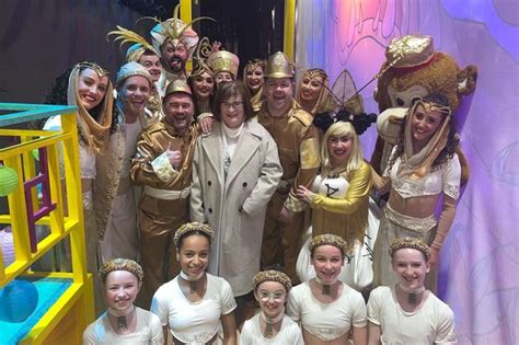 Susan Boyle Spotted At Glasgow Pavilion Pantomime With River City Pals