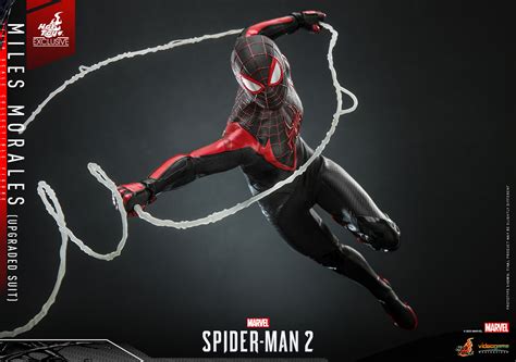 Hot Toys VGM 55 Marvels Spider Man 2 Miles Morales Upgraded Suit Hot Toys Complete Checklist