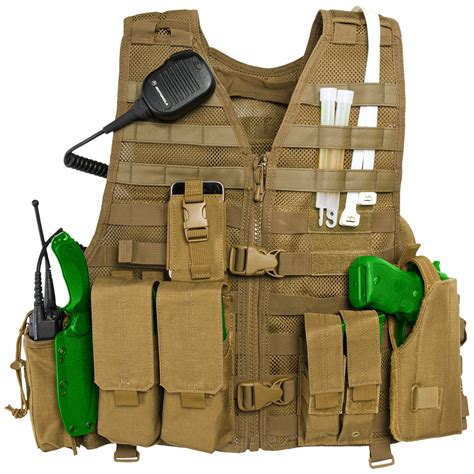 511 Tactical Vtac Lbe Load Bearing Vest Molle System Airsoft Flat Dark