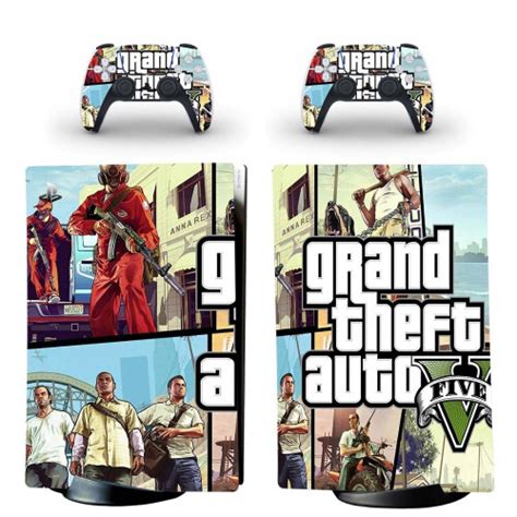 Grand Theft Auto V Gta Ps Digital Edition Skin Sticker Decal For