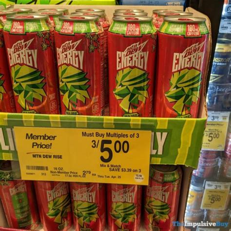 Spotted Mtn Dew Energy Major Melon The Impulsive Buy