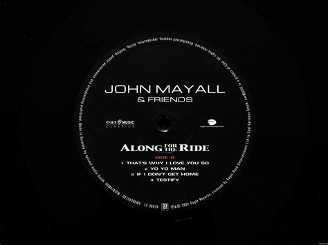 John Mayall And Friends Along For The Ride 2001limited Edition