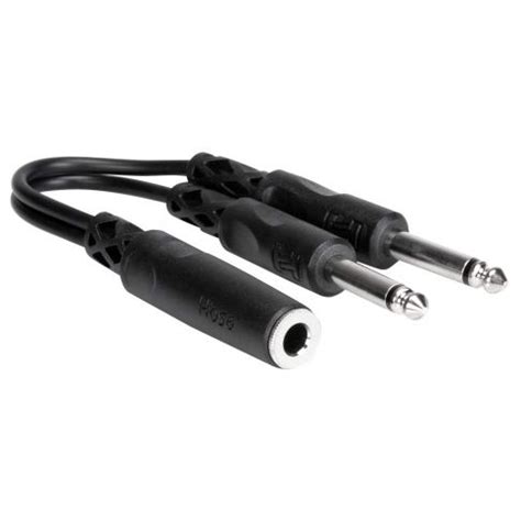 Hosa YPP 106 1 4 In TSF To 1 4 In TS Y Cable IDJNOW