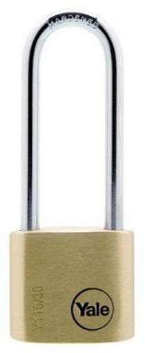 Yale Classic Series Outdoor Solid Brass Long Shackle Padlock Mm With