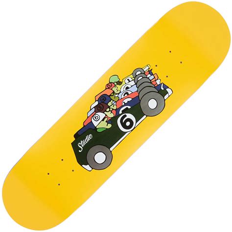 Studio Race Cars Deck 80 Tiki Room Skateboards