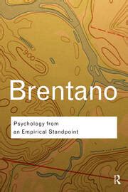 Psychology From An Empirical Standpoint Franz Brentano Tim Crane