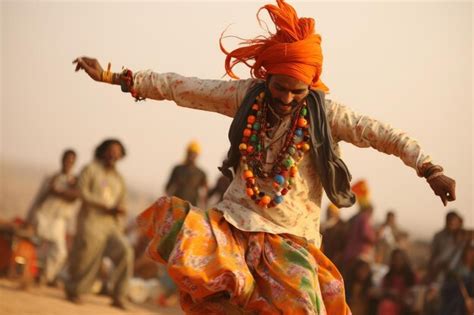 Premium Photo Jaisalmer Desert Festival Showcases Rajasthans Vibrant