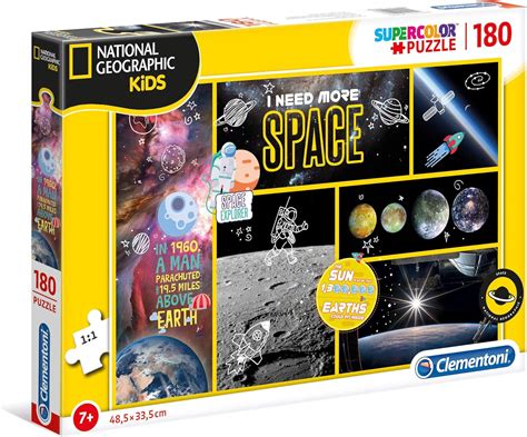 Clementoni – 29206 – National Geographic Kids – I Need More Space – 180 ...