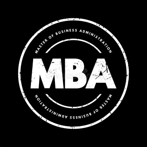 Mba Master Of Business Administration Graduate Degree That Provides