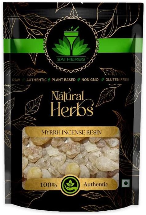 Sai Herbs Myrrh Incense Resin Fresh Lasting Home Fragrance For