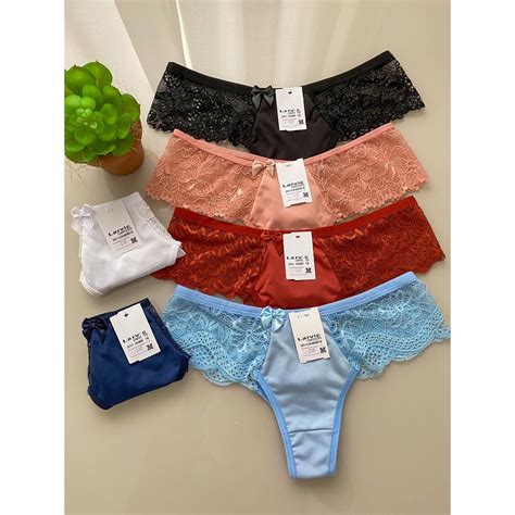 Calcinha de renda lingerie feminina tanga poliéster fio sexy C09