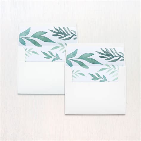 Minimal Greenery Thank You Cards Beacon Lane