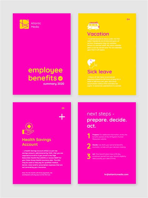 Benefits Booklet Template