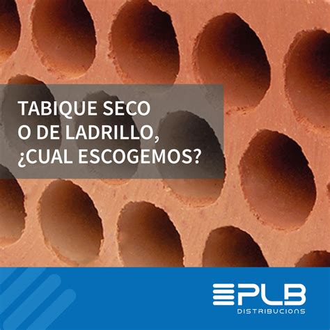 TABIQUE SECO O LADRILLO QUE ESCOGEMOS Distribucions PLB