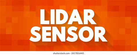 Lidar Sensor Remote Sensing Method That Stock Vector Royalty Free 2417816445 Shutterstock