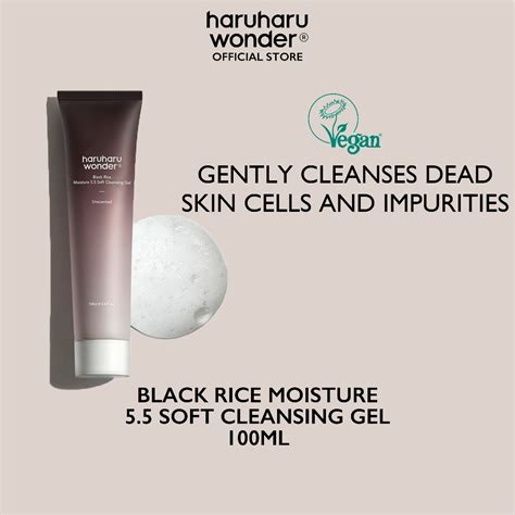 Haruharu Wonder Black Rice Moisture 5 5 Soft Cleansing Gel 100ml