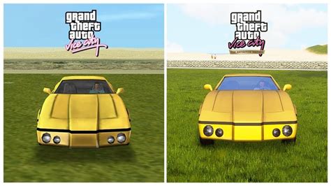 GTA Vice City Original Vs Definitive Edition Comparison In 2022